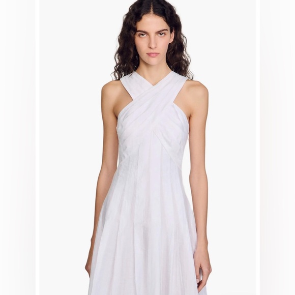 Sandro WRAP MAXI DRESS